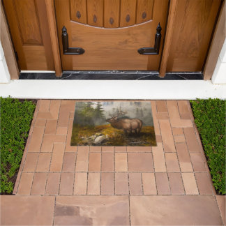 "Perseverance The Elk" Multi-sizes by Jason Street Doormat