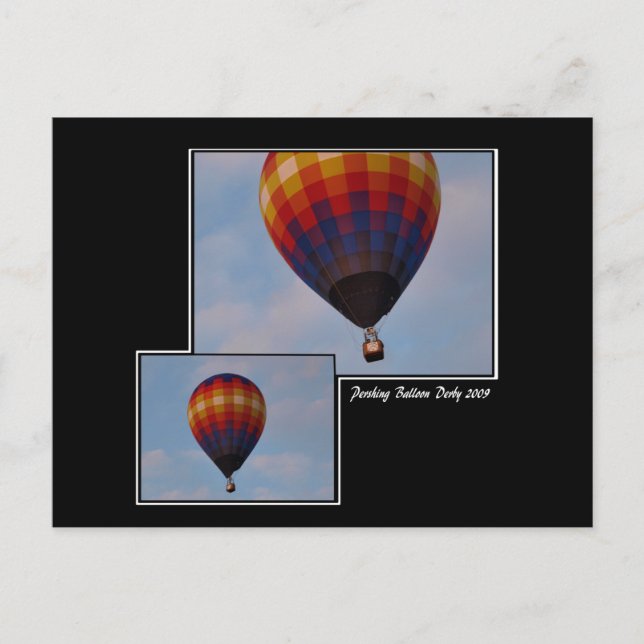 Pershing Balloon Derby 2009 Postcard (Front)