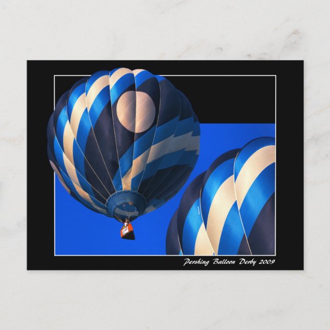 Pershing Balloon Derby 2009 Postcard (Front)