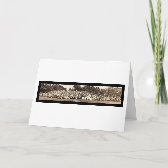 Pershing Family Reunion Photo 1923 Card (Front)