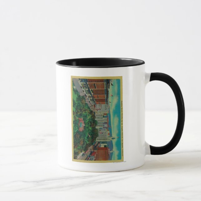 Pershing Square showing the Los Angeles Mug (Right)