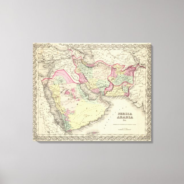 Persia Arabia 2 Canvas Print (Front)