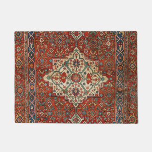 Persia Bijar Royal Red Blue Green Doormat