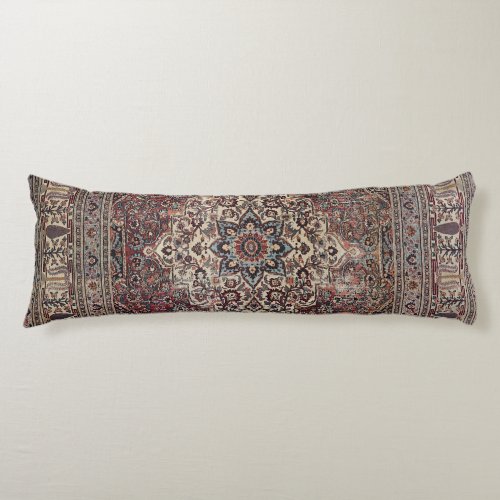 Persia Doroksh Dusty Dull Blue Gray Green  Body Pillow