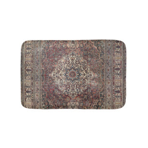 Persia Doroksh Dusty Dull Blue Grey Green Bath Mat