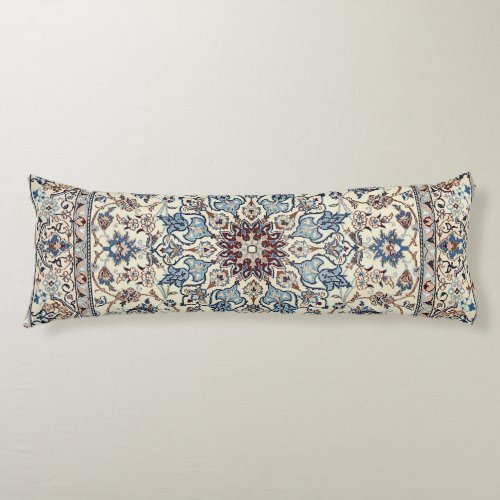 Persia Dusty Blue Gray Grey Accent  Body Pillow