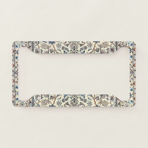 Persia Dusty Blue Gray Grey Accent  License Plate Frame
