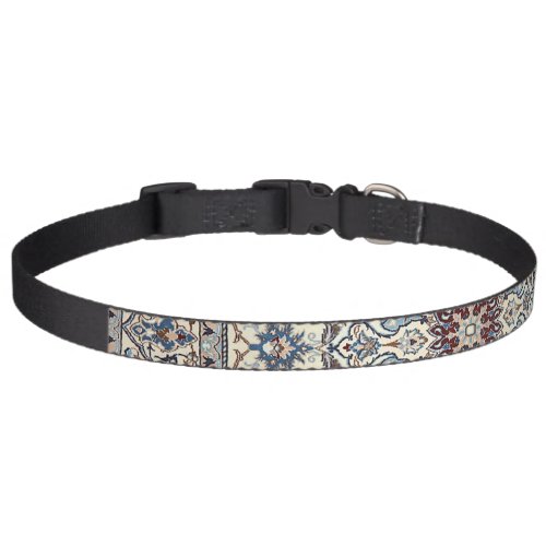 Persia Dusty Blue Gray Grey Accent  Pet Collar