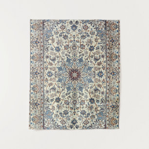 Persia Dusty Blue Gray Grey Accent Tapestry