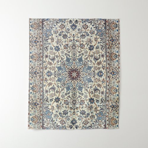 Persia Dusty Blue Gray Grey Accent  Tapestry