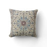 Persia Dusty Blue Gray Grey Accent Throw Pillow