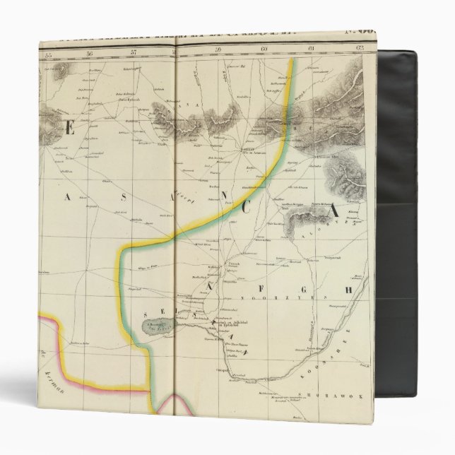 Persia, Kabul Asia 66 3 Ring Binder (Front/Inside)