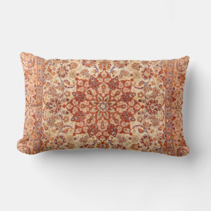 Persia Muted Cream Blush Tan Throw Pillow