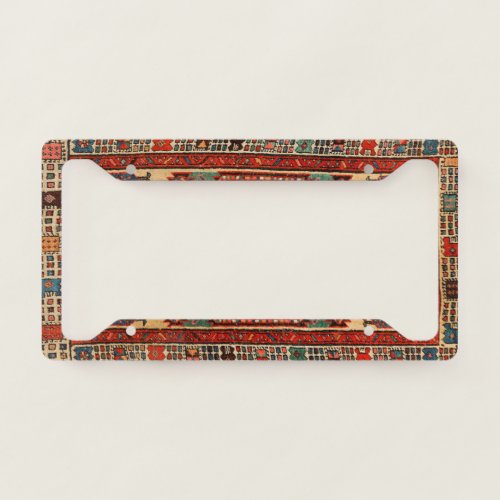 Persia Serab Red Blue Green  License Plate Frame
