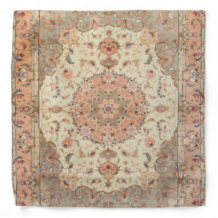 Persia Tabriz Blush Peach Peachy  Bandana