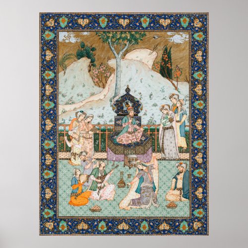 Persian Ancient Literary Art  Poster