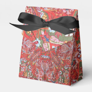Persian and Turkish design fabric photo Favor Boxes
