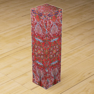 Persian and Turkish design fabric photo Wine Box