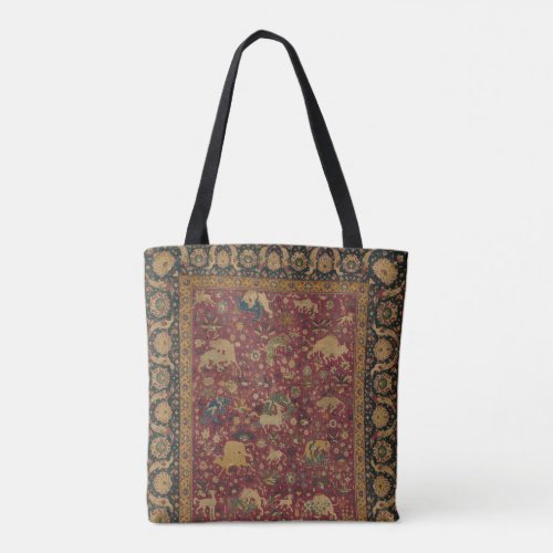 Persian Animal Carpet Tote