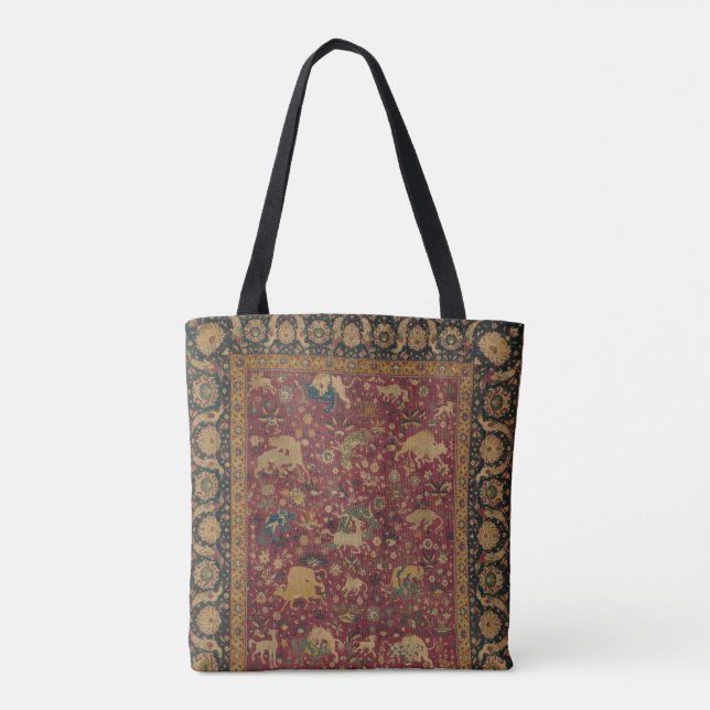 Persian Animal Carpet Tote (Back)