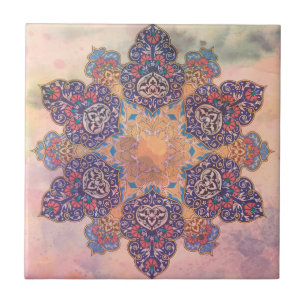 Persian Art Ceramic Tile