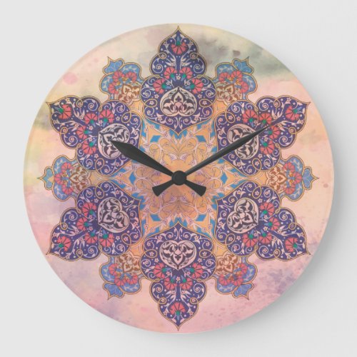 Persian Art Large Clock