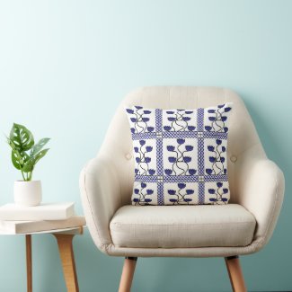 Persian Asian Floral Abstract Geometric Pattern
