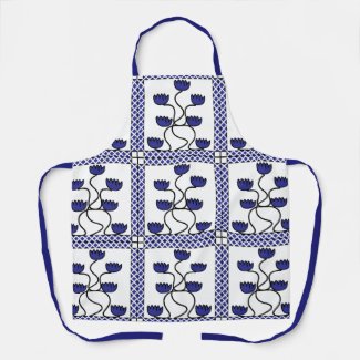Persian Asian Floral Geometric Pattern