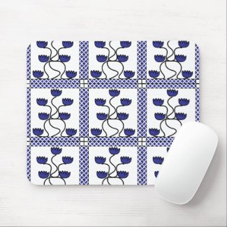 Persian Asian Floral Geometric Pattern