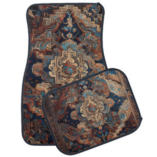 Persian Beautiful Old Pattern Modern Collection Car Floor Mat