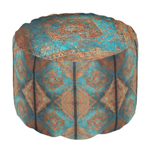 Persian Beautiful Old Pattern Popular Collection Pouf