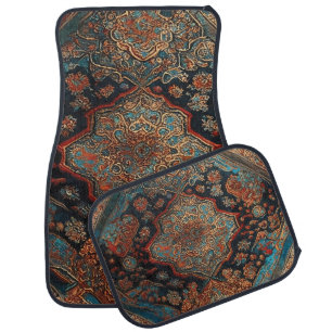 Persian Beautiful Old Pattern Trendy Collection Car Floor Mat