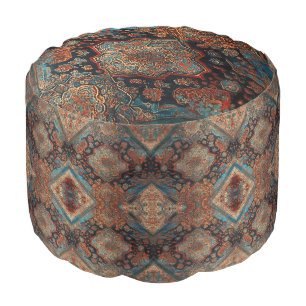 Persian Beautiful Old Pattern Trendy Collection Pouf