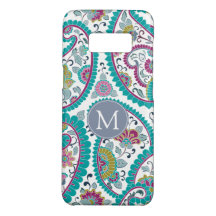 Persian Boteh Paisley Pattern Monogram Samssung C