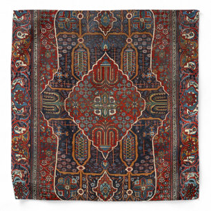 Persian Burnt Orange Rust Red Bandana