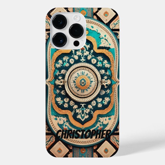 Persian carpet colorful iPhone case (Back)