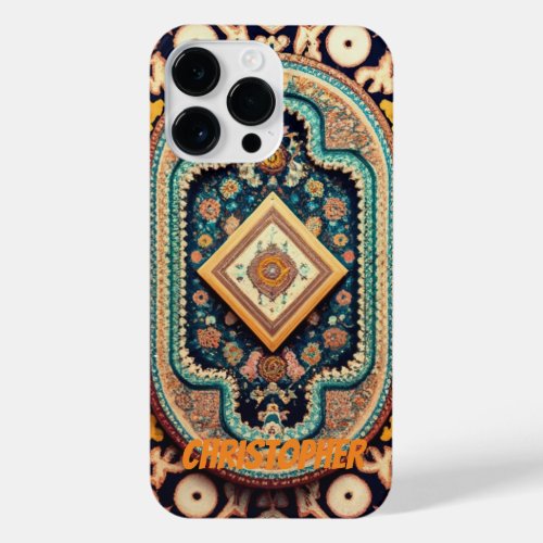 Persian carpet colorful iPhone 14 pro max case