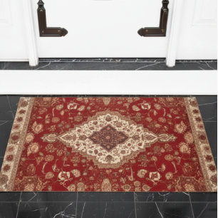 Persian carpet design Door Mat