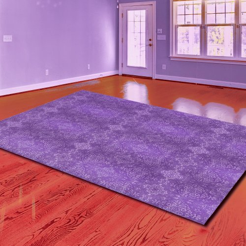Persian carpet design in purple Large Rug