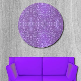 Persian carpet design in purple