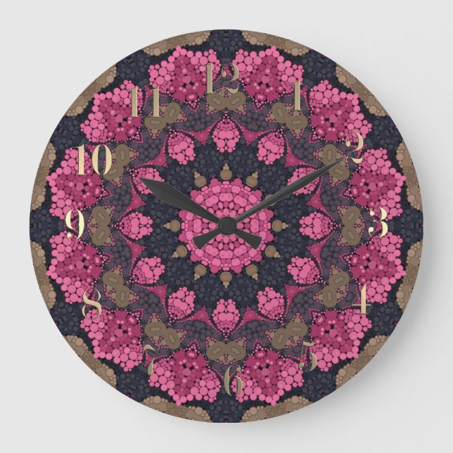 Persian carpet large clock (Front)