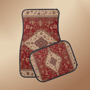 Persian  carpet look  design  car floor mat