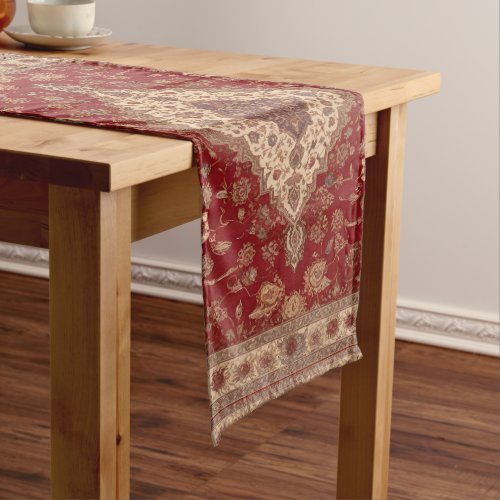 Persian  carpet look  design  long table runner