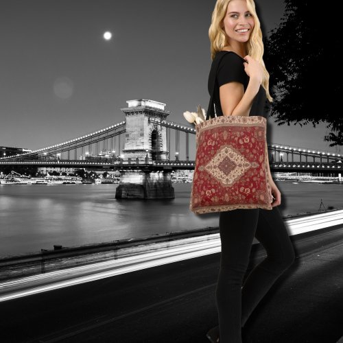 Persian  carpet look  design  tote bag