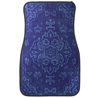 Persian carpet look in blue