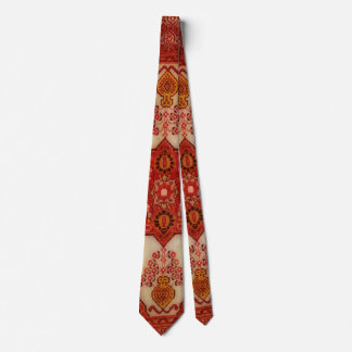 Persian carpet look in copper color tie