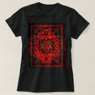 Persian carpet look in rose tinted field T-Shirt