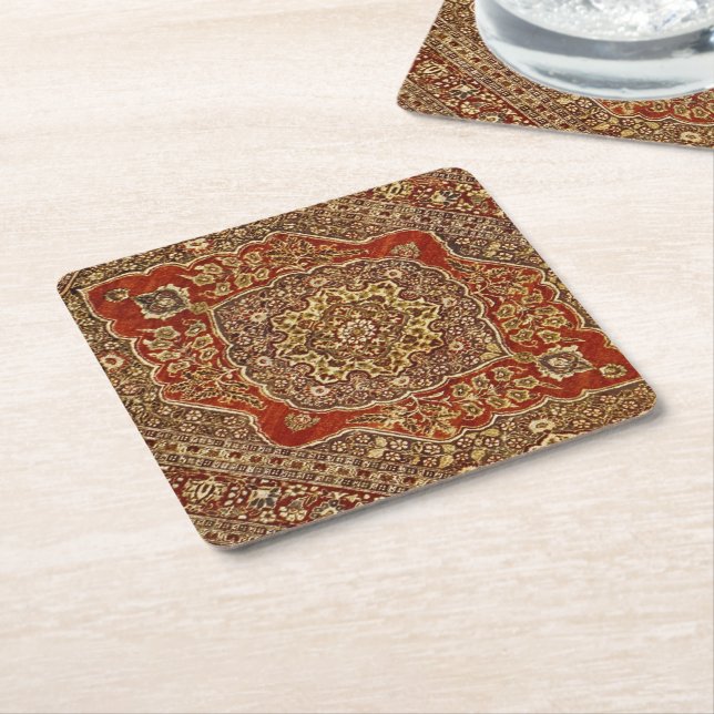 Persian carpet   look -  Tabris Paper Coaster (Angled)