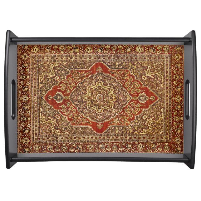 Persian carpet   look -  Tabris Serving Tray (Front)