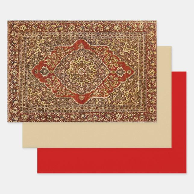 Persian carpet   look -  Tabriz Wrapping Paper Sheets (Set)